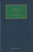 Cover of Jowitt's Dictionary of English Law