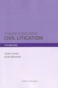 Cover of O'Hare & Browne: Civil Litigation