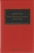 Cover of Arnould's Law of Marine Insurance and Average 18th ed with 1st Supplement