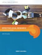 Cover of Effective Legal Research