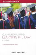 Cover of Glanville Williams: Learning the Law