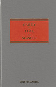 Cover of Gatley on Libel and Slander 12th ed with 2nd Supplement