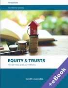 Cover of Equity & Trusts Textbook (Book & eBook Pack)