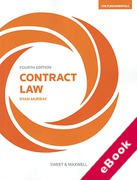 Cover of Contract Law: The Fundamentals (eBook)