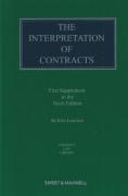 Cover of The Interpretation of Contracts 6th ed: 1st Supplement