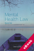 Cover of Mental Health Law (eBook)