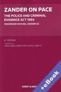 Cover of Zander on PACE: The Police and Criminal Evidence Act 1984 (Book & eBook Pack)