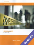 Cover of Textbook Series: Criminal Law (Book & eBook Pack)