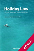 Cover of Holiday Law: The Law Relating to Travel and Tourism (eBook)