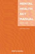 Cover of Mental Health Act Manual