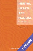 Cover of Mental Health Act Manual (Book & eBook Pack)