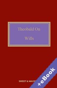 Cover of Theobald on Wills 18th ed with 1st Supplement (Book & eBook Pack)
