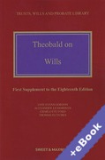 Cover of Theobald on Wills 18th ed: 1st Supplement (Book & eBook Pack)