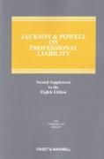 Cover of Jackson & Powell on Professional Liability 8th edition: 2nd Supplement