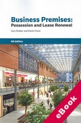 Cover of Business Premises: Possession and Lease Renewal (eBook)