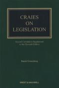 Cover of Craies on Legislation: A Practitioner's Guide to the Nature, Process, Effect and Interpretation of Legislation 11th ed: 2nd Supplement