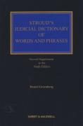 Cover of Stroud's Judicial Dictionary of Words and Phrases 9th ed: 2nd Supplement