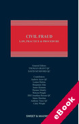 Cover of Civil Fraud: Law, Practice and Procedure (eBook)