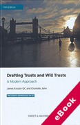 Cover of Drafting Trusts and Will Trusts: A Modern Approach (eBook)