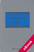 Cover of Clerk & Lindsell on Torts 22nd ed with 2nd Supplement (eBook)