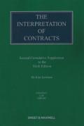 Cover of The Interpretation of Contracts 6th ed: 2nd Supplement