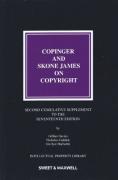 Cover of Copinger and Skone James on Copyright 17th ed: 2nd Supplement