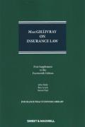 Cover of MacGillivray on Insurance Law: Relating to all Risks Other than Marine 14th ed: 1st Supplement