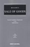 Cover of Benjamin's Sale of Goods 10th ed: 2nd Supplement