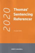 Cover of Thomas' Sentencing Referencer 2020