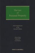 Cover of The Law of Personal Property 2nd ed: 1st Supplement