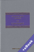 Cover of Arlidge, Eady & Smith on Contempt 5th ed with 1st Supplement (Book & eBook Pack)