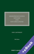 Cover of Misrepresentation, Mistake and Non-Disclosure (Book & eBook Pack)