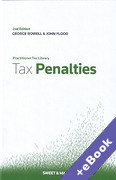 Cover of Tax Penalties: A Practitioner's Guide (Book & eBook Pack)