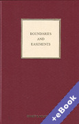 Cover of Boundaries and Easements (Book & eBook Pack)