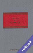 Cover of Phipson on Evidence 19th ed with 2nd Supplement (Book & eBook Pack)