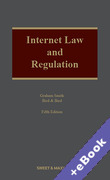 Cover of Internet Law and Regulation (Book & eBook Pack)