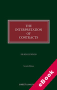 Cover of The Interpretation of Contracts (eBook)