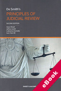 Cover of De Smith's Principles of Judicial Review (eBook)