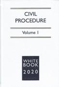 Cover of The White Book Service 2020: Civil Procedure Volume 1 only