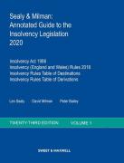 Cover of Sealy & Milman: Annotated Guide to the Insolvency Legislation 2020: Volume 1