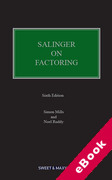 Cover of Salinger on Factoring: The Law and Practice of Invoice Financing (eBook)