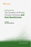 Cover of The Taxation of Private Pension Schemes and their Beneficiaries