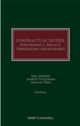 Cover of Contractual Duties: Performance, Breach, Termination and Remedies