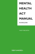 Cover of Mental Health Act Manual