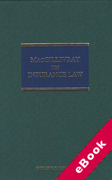 Cover of MacGillivray on Insurance Law: Relating to all Risks Other than Marine 14th ed with 2nd Supplement (eBook)