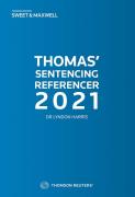 Cover of Thomas' Sentencing Referencer 2021