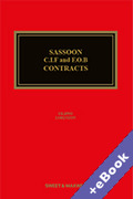 Cover of Sassoon: CIF and FOB Contracts (Book & eBook Pack)