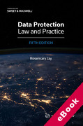 Cover of Data Protection: Law and Practice (eBook)