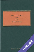 Cover of Colinvaux's Law of Insurance: 12th ed with 2nd Supplement (Book & eBook Pack)