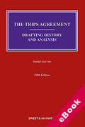 Cover of The TRIPS Agreement: Drafting History and Analysis (eBook)